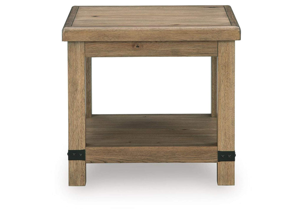 Ridgester End Table side view