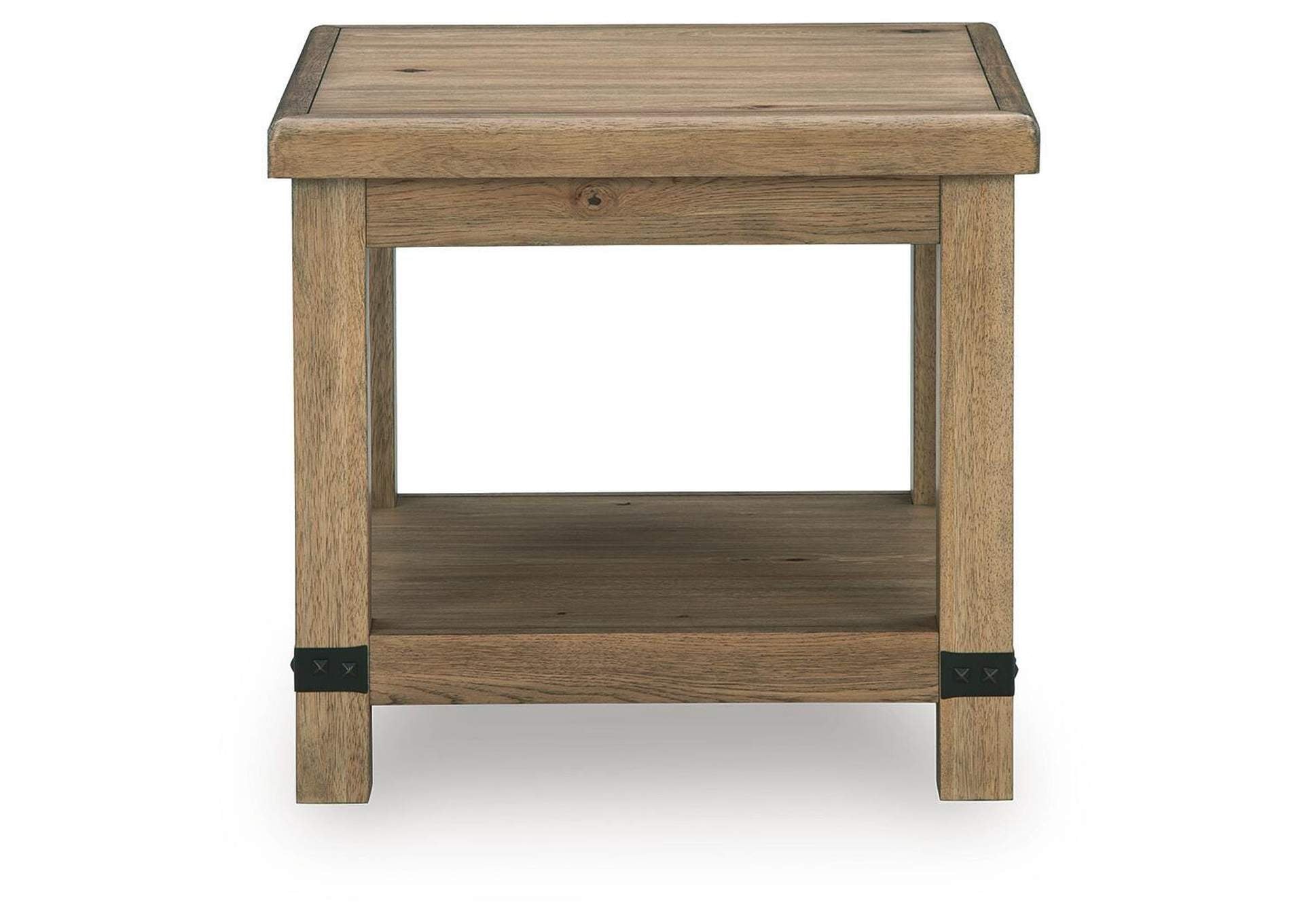 Ridgester End Table side view