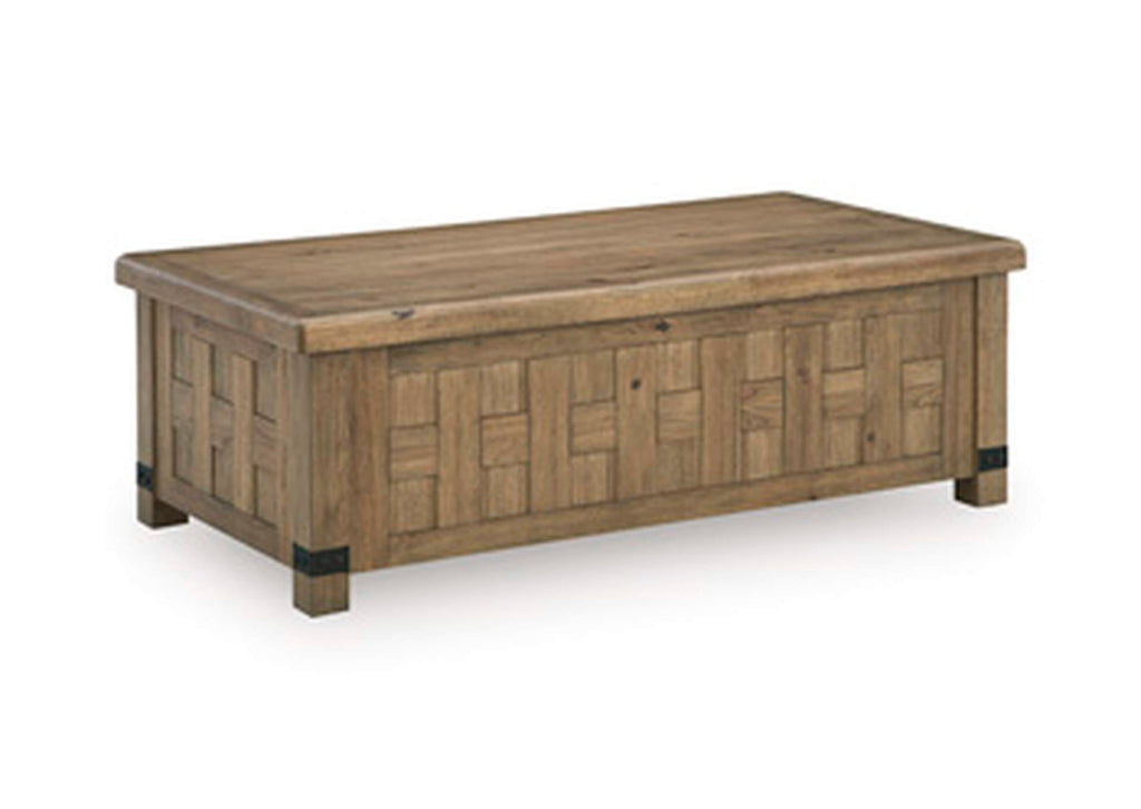 Ridgester Lift-Top Coffee Table angled view