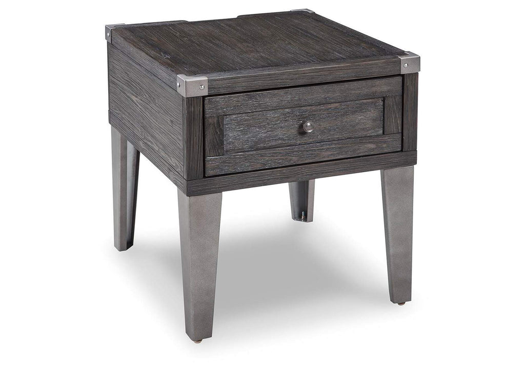 Todoe End Table with USB Ports & Outlets