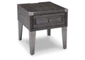 Todoe End Table with USB Ports & Outlets