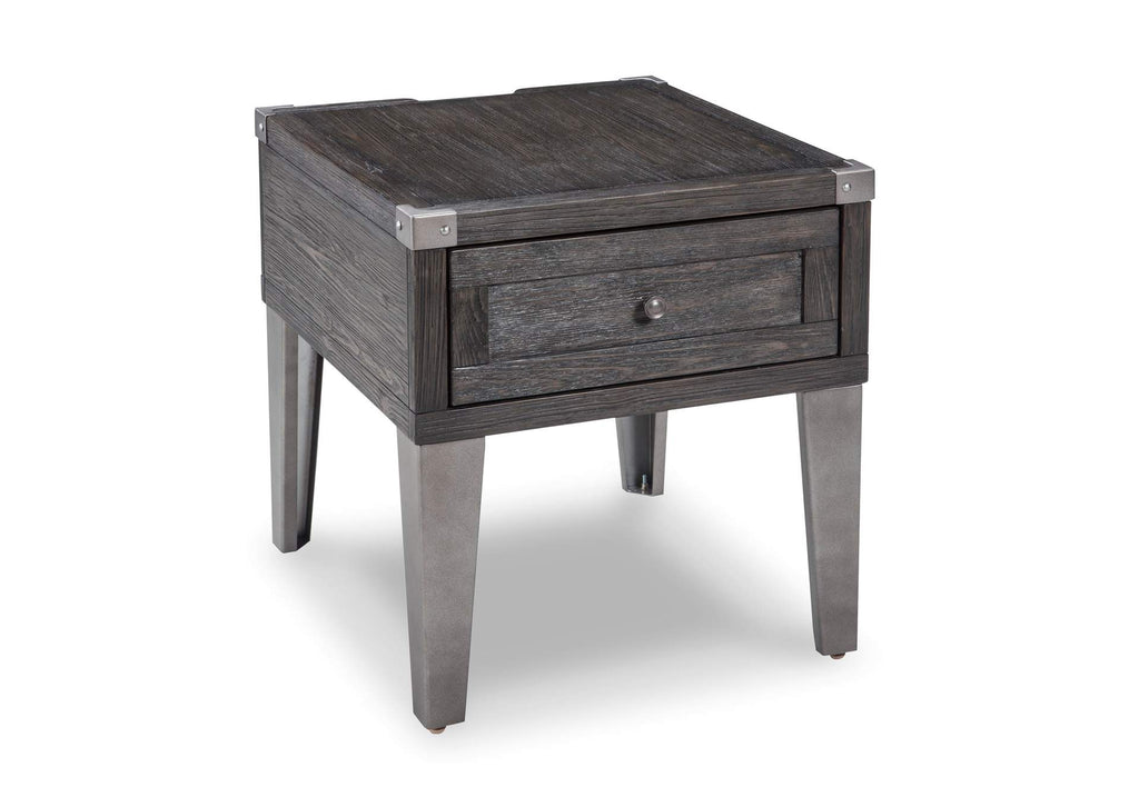 Todoe End Table with USB Ports & Outlets
