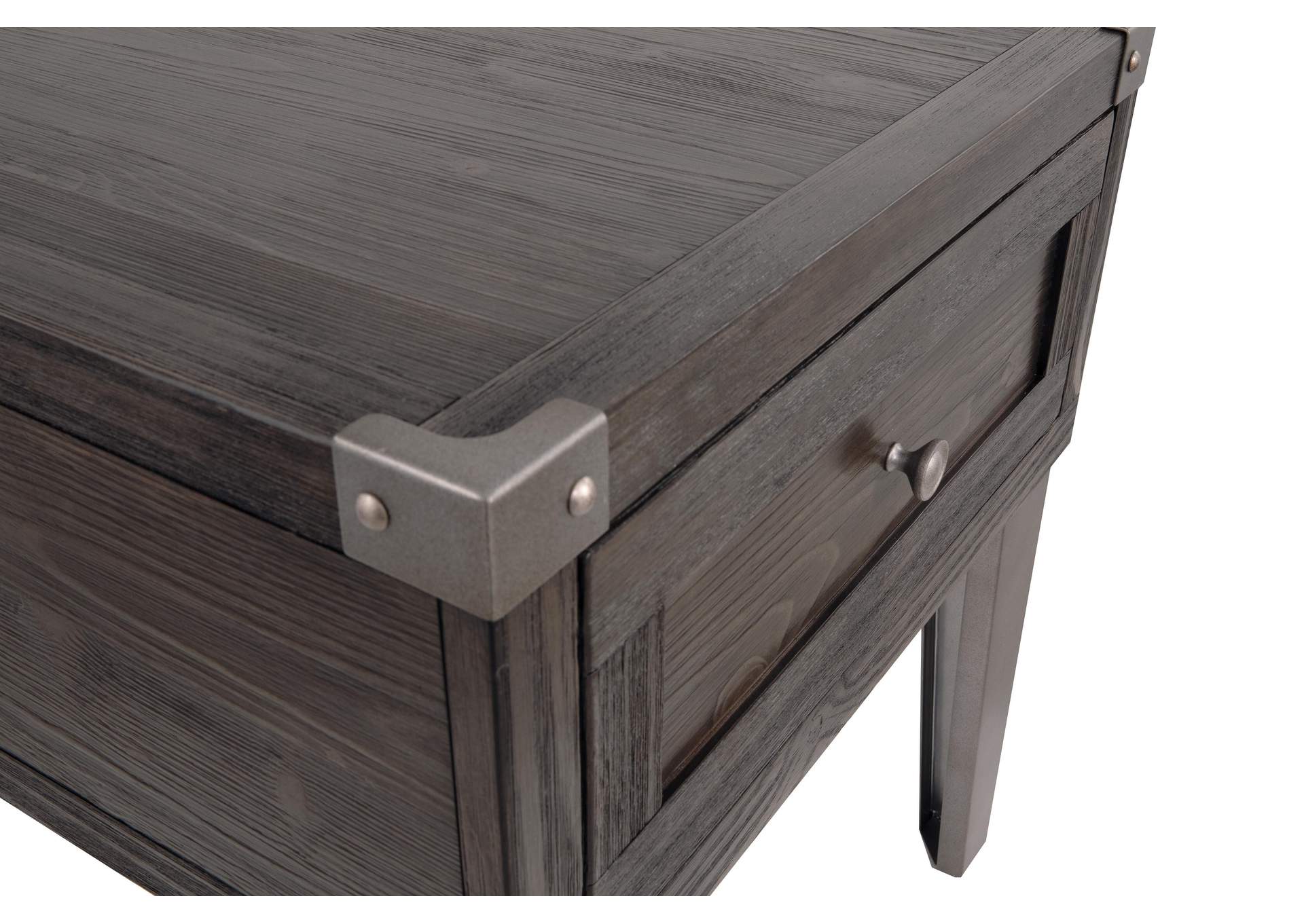 Todoe End Table with USB Ports & Outlets