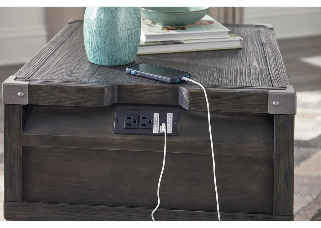 Todoe Coffee Table with 2 End Tables detail