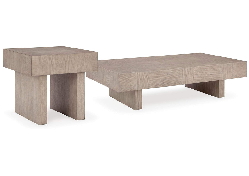 Jorlaina Coffee Table with 1 End Table