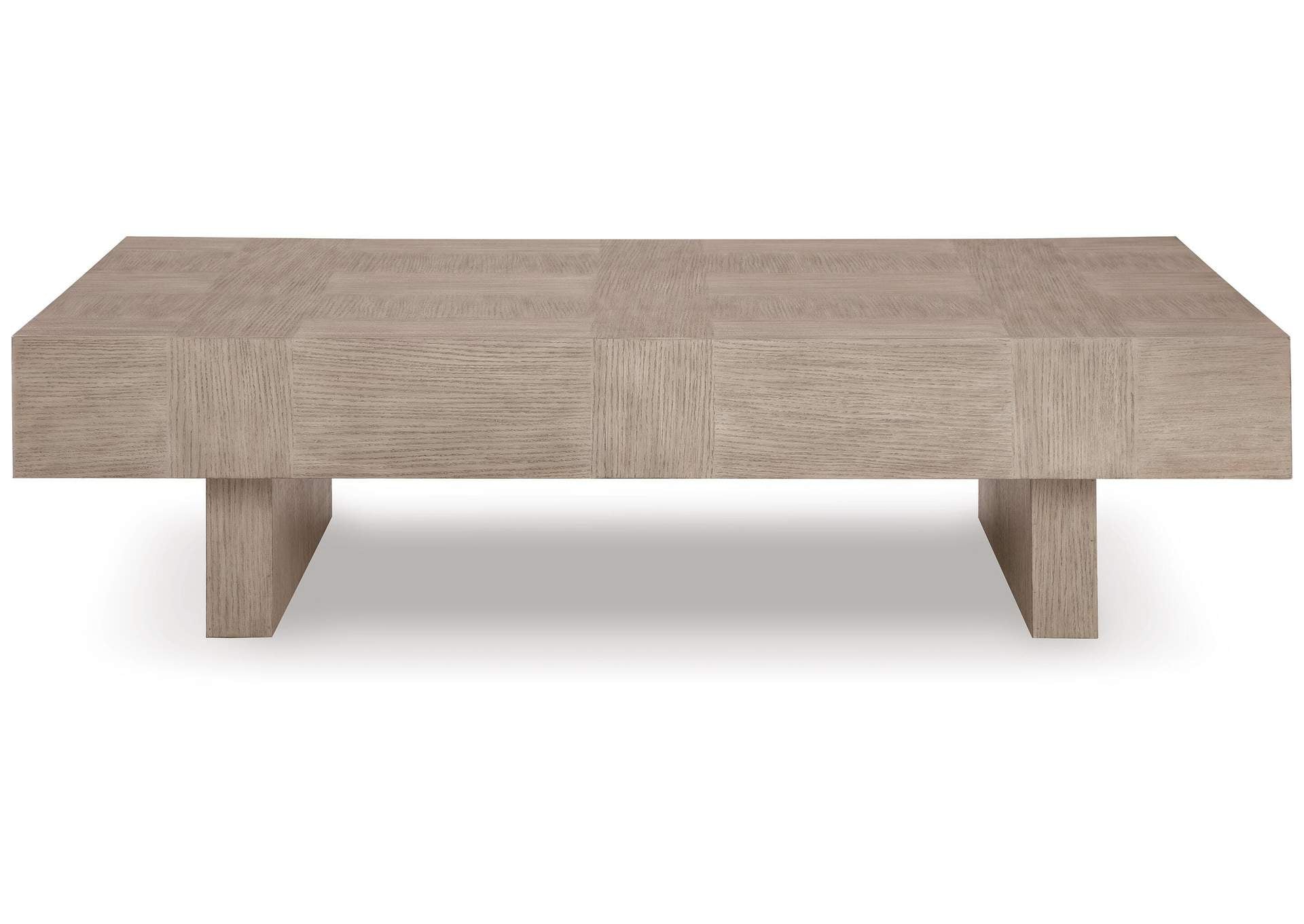 Jorlaina Coffee Table with 1 End Table front view