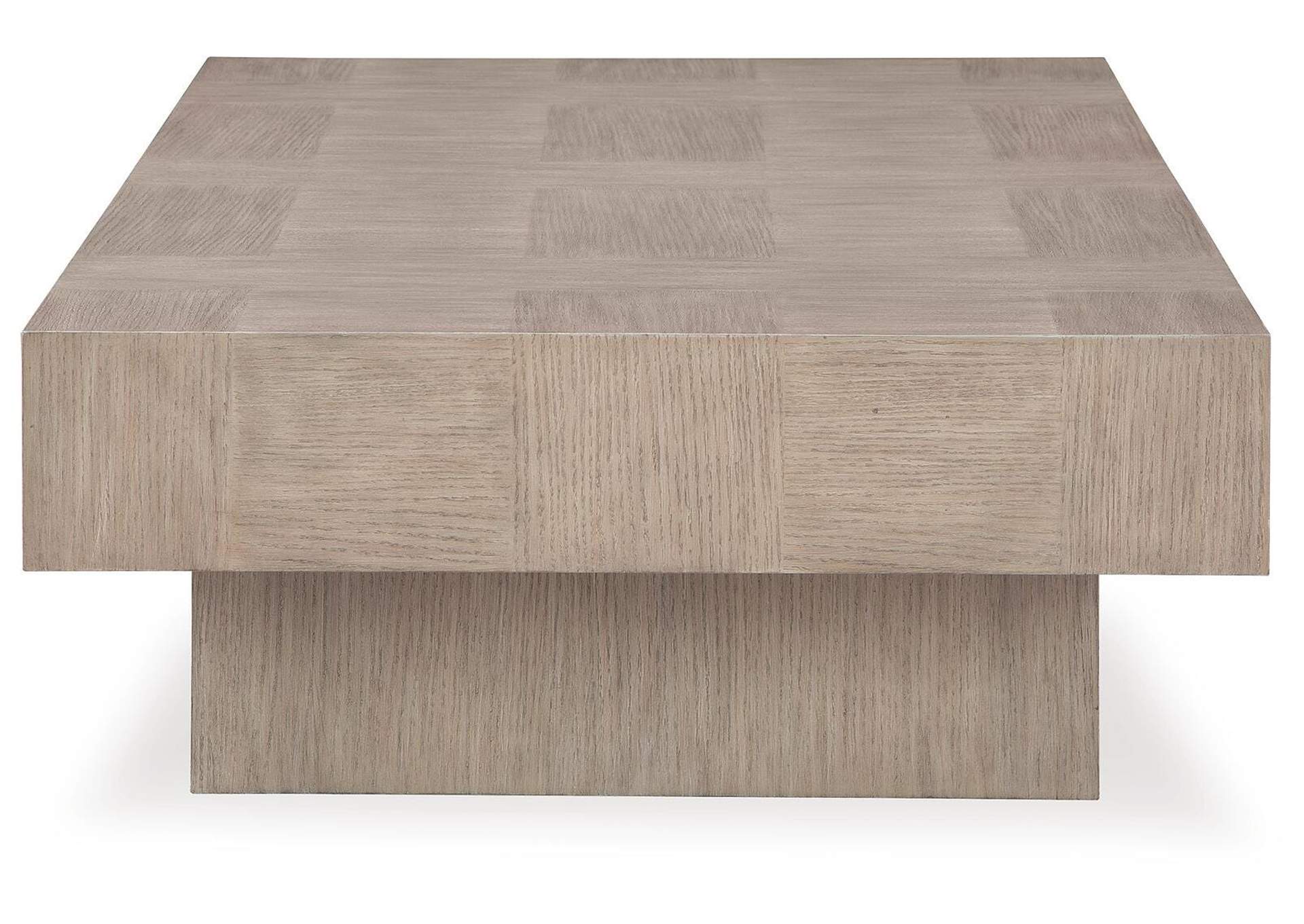 Jorlaina Coffee Table with 1 End Table side view