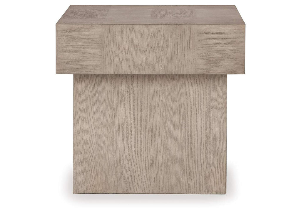 Jorlaina Coffee Table with 1 End Table side view