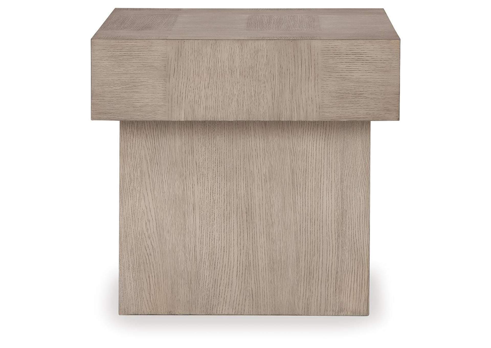 Jorlaina Coffee Table with 1 End Table side view