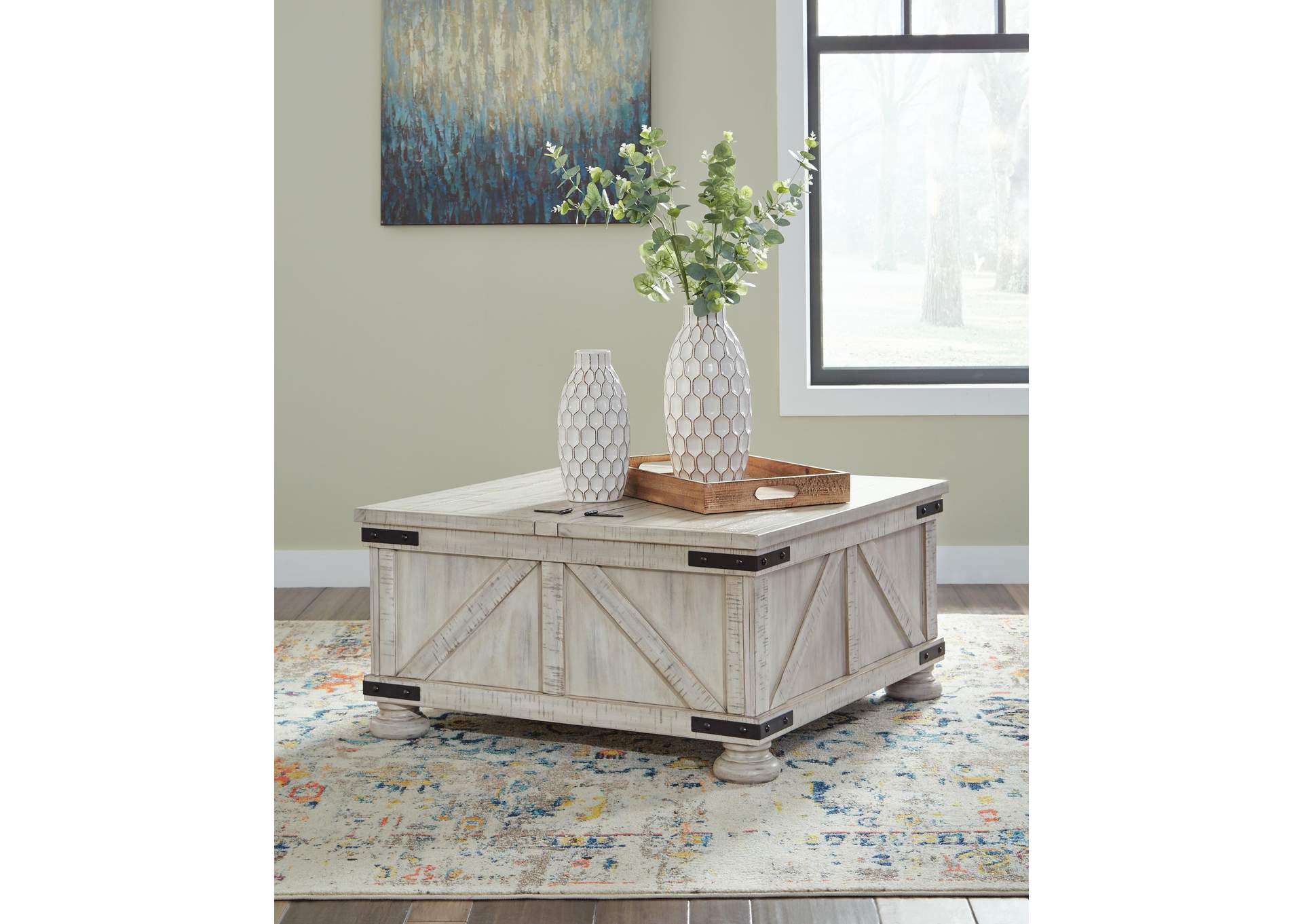 Carynhurst Coffee Table with 2 End Tables
