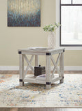 Carynhurst End Table in Whitewash