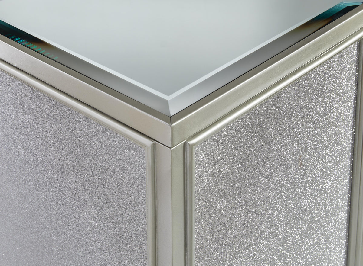 Traleena Nesting End Table (Set of 2) in Silver Finish, alternate view 8