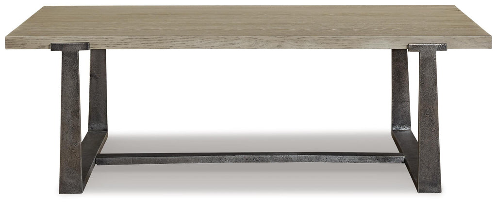Dalenville Coffee Table in Gray, front view
