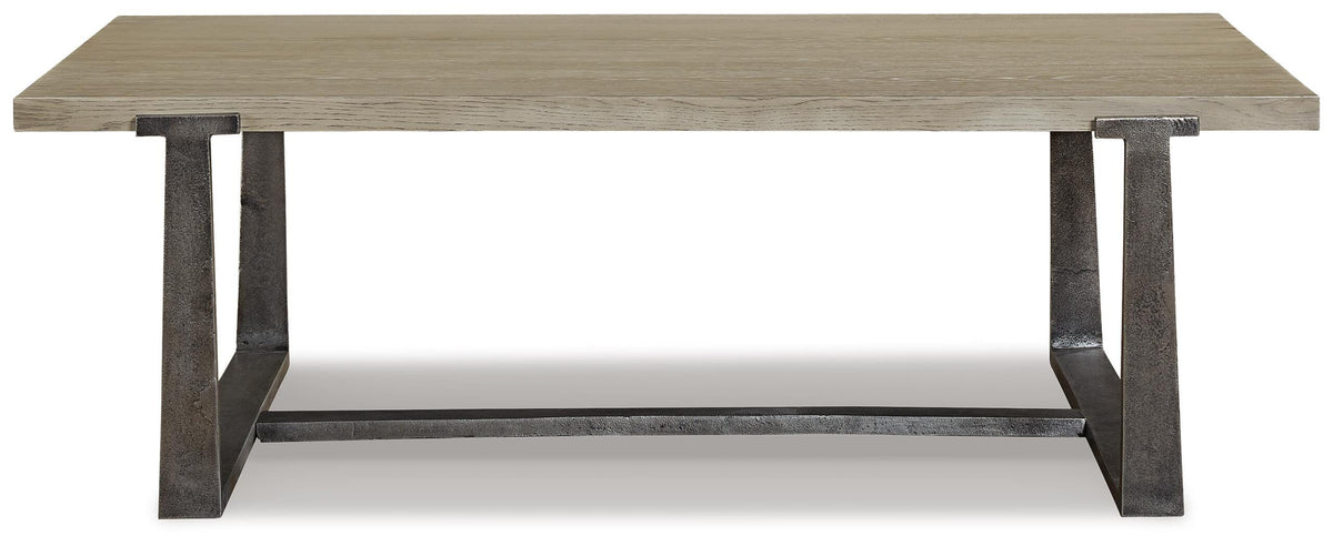 Dalenville Coffee Table in Gray, front view