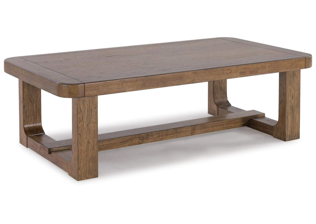 Cabalynn Coffee Table with 1 End Table angled view