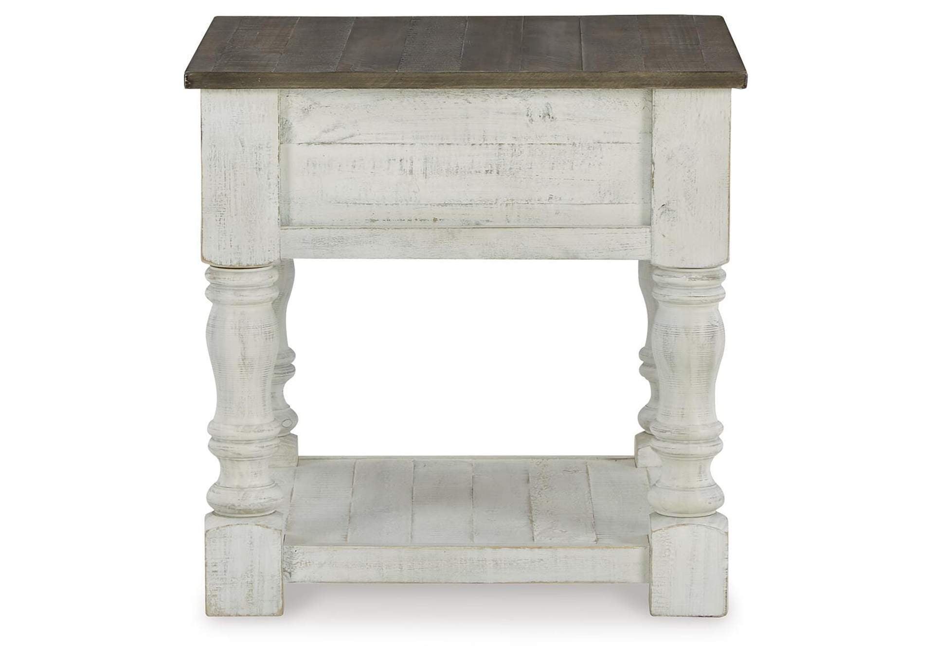 Havalance Coffee Table with 2 End Tables side view
