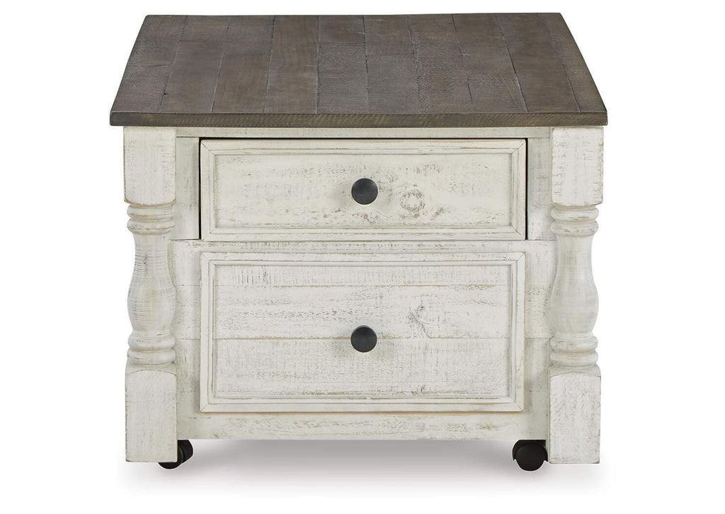 Havalance Coffee Table with 2 End Tables side view