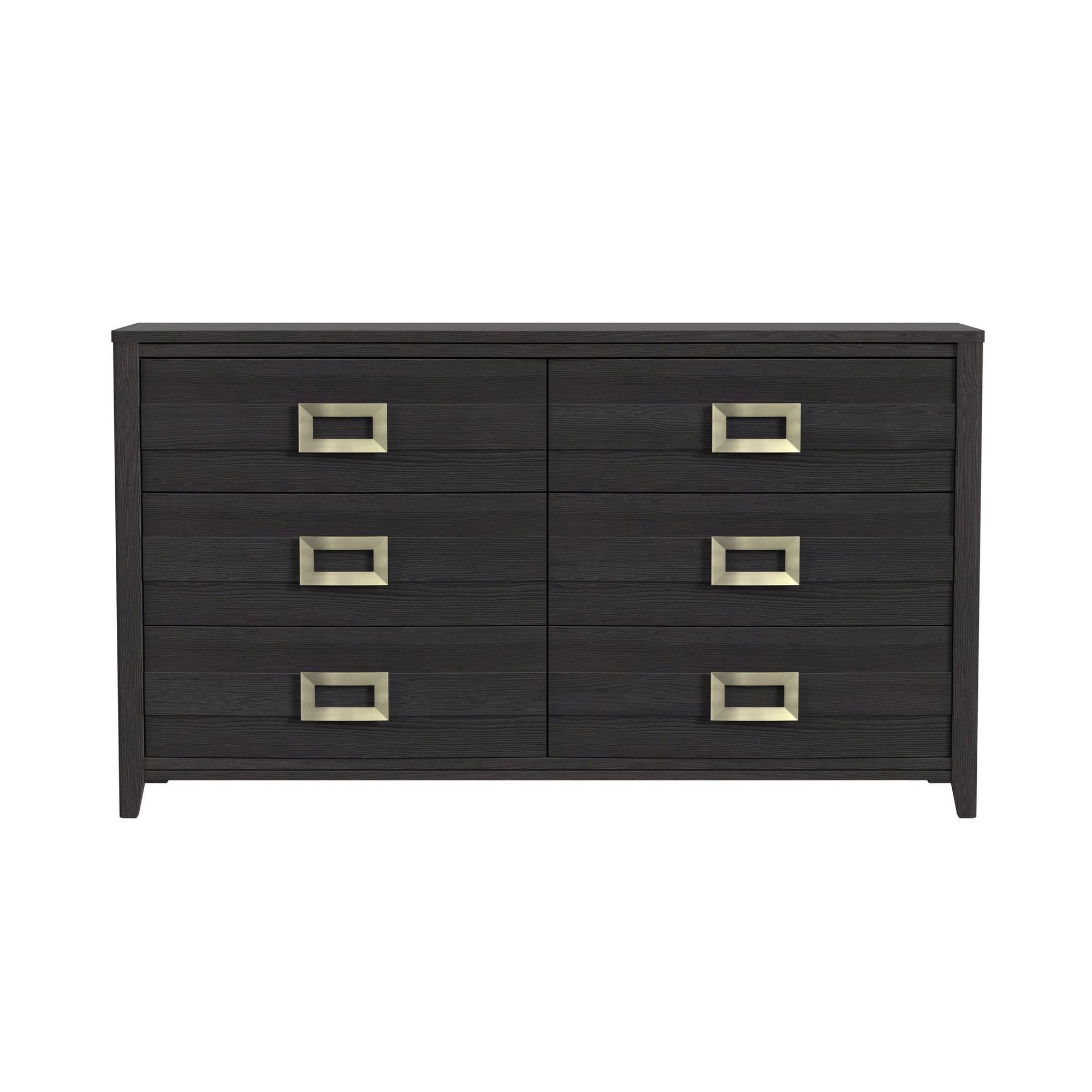 Tobias 6-Drawer Dresser In Black