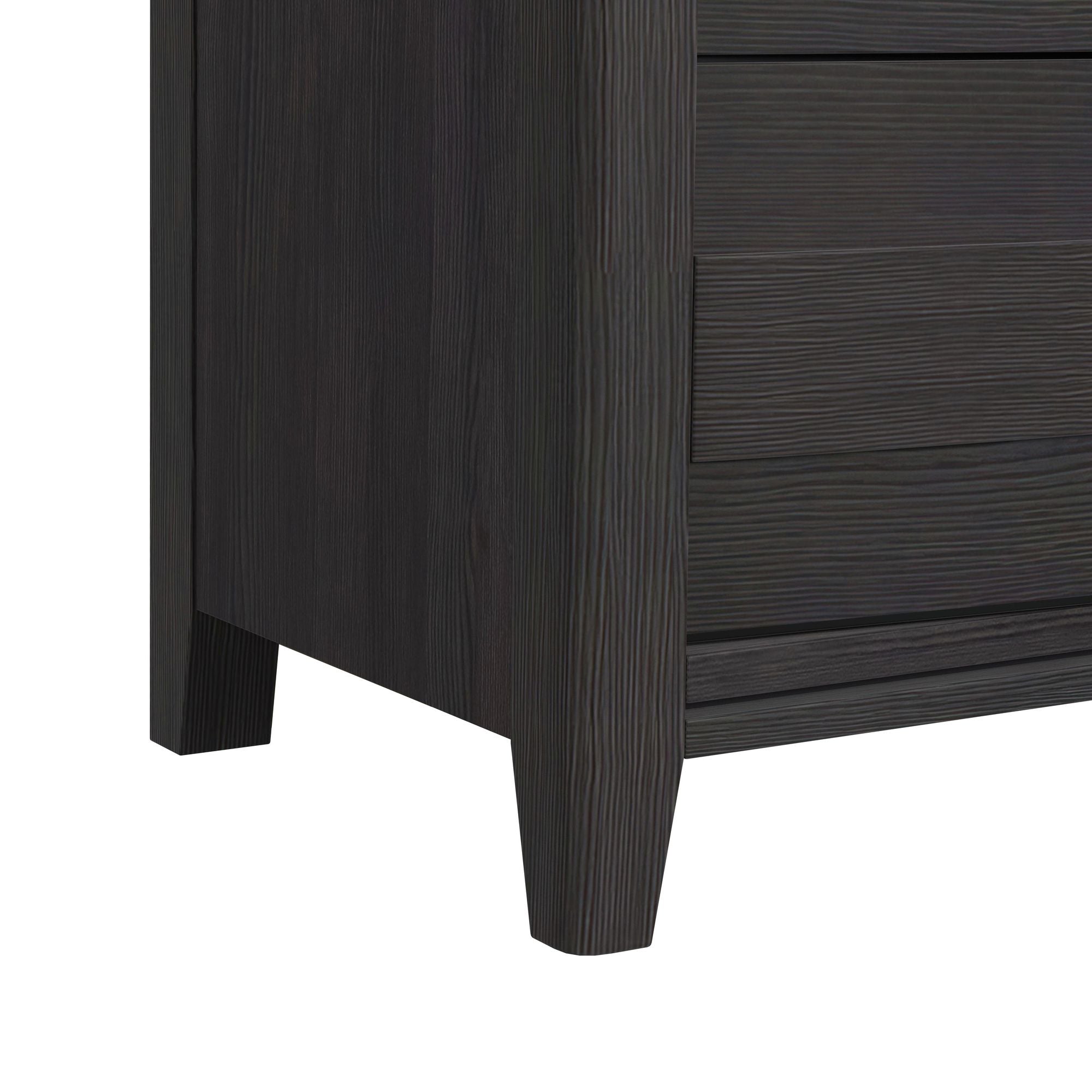 Tobias 6-Drawer Dresser In Black