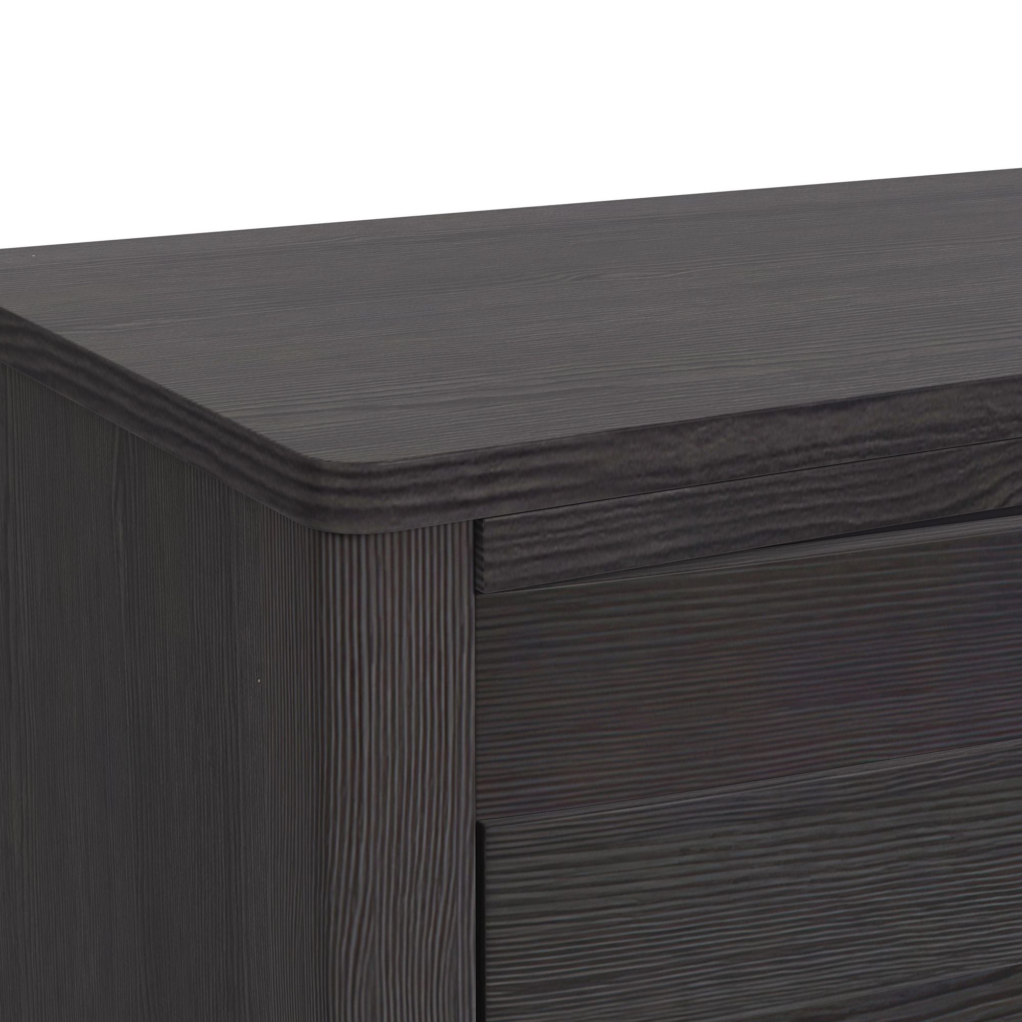 Tobias 6-Drawer Dresser In Black