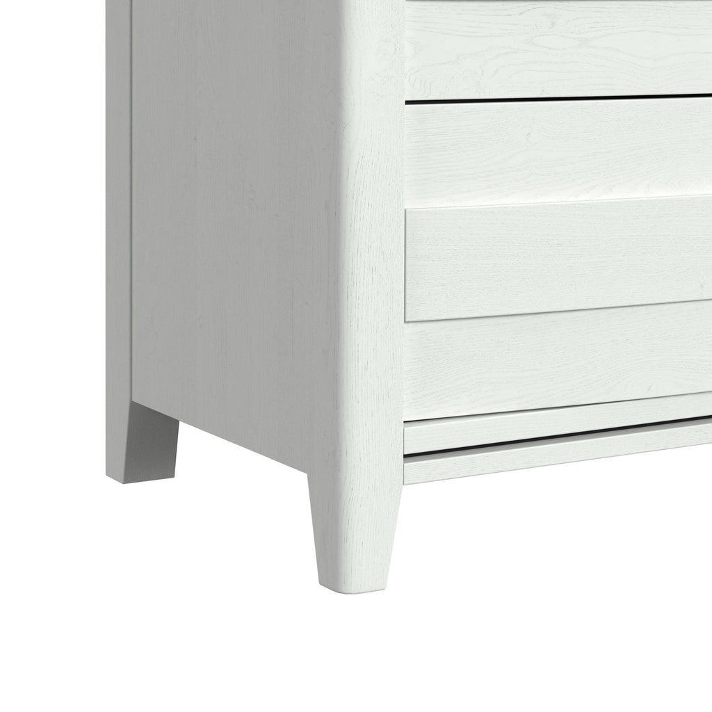 Tobias 5-Drawer Chest In White