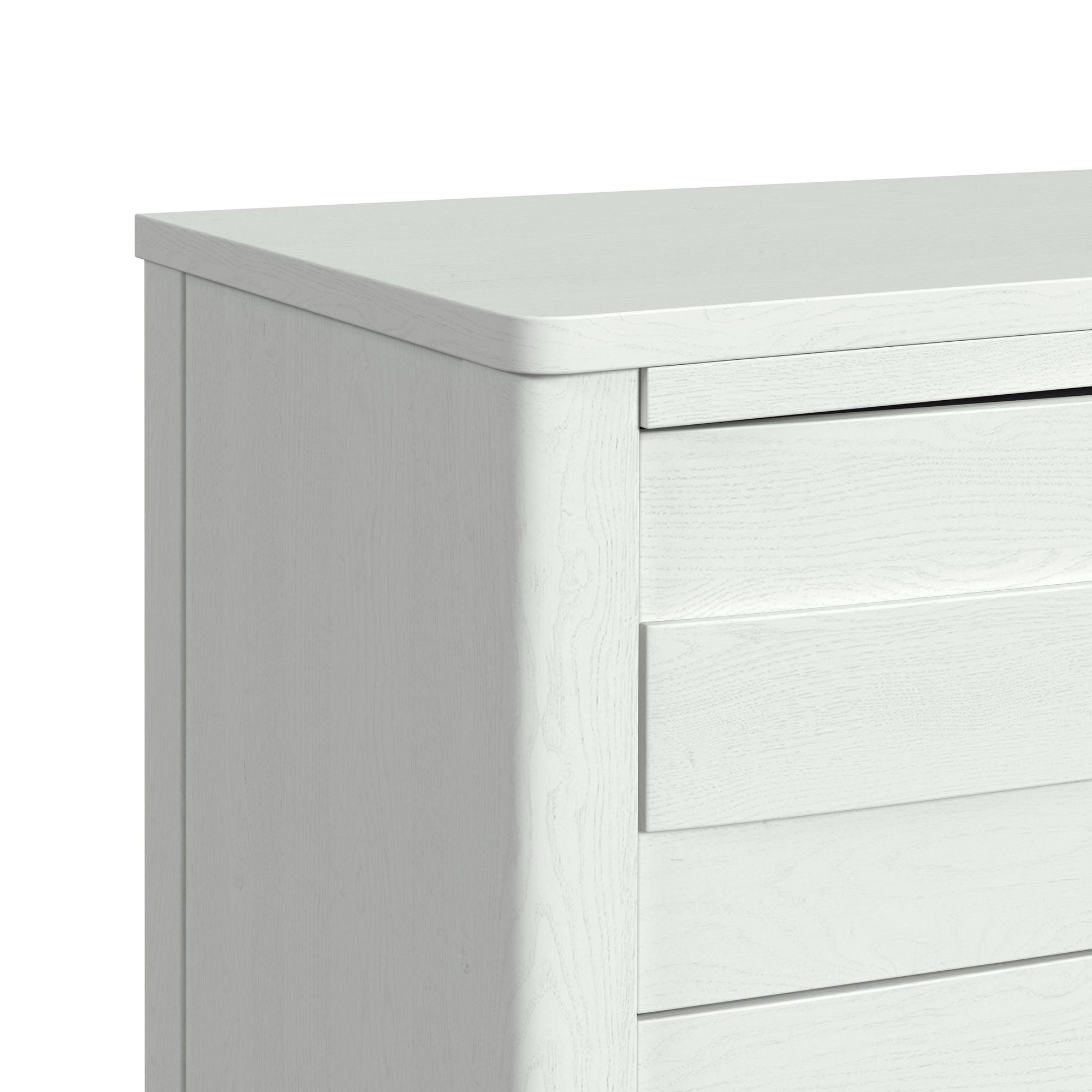Tobias 5-Drawer Chest In White