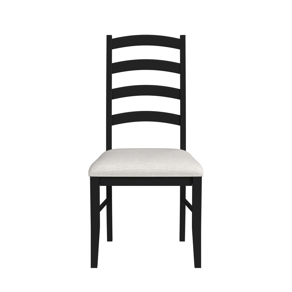 Tulane 6Pc Dining Set With Table, 4 Chairs, And Bench In Oak And Black