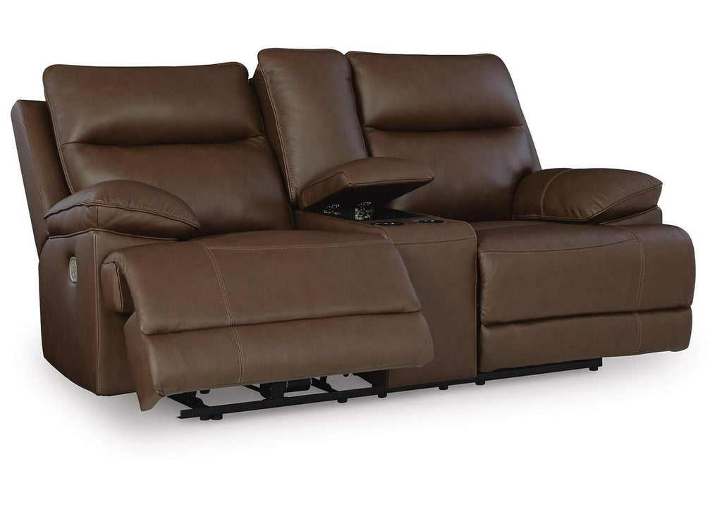 VonRyan Power Reclining Loveseat angled view