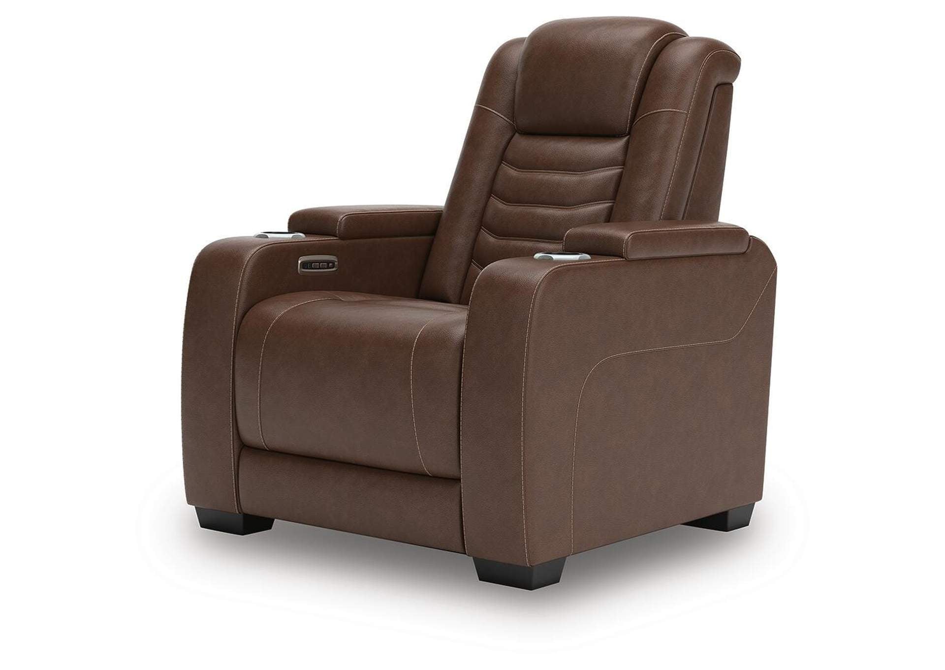 High Impact Power Recliner angled view