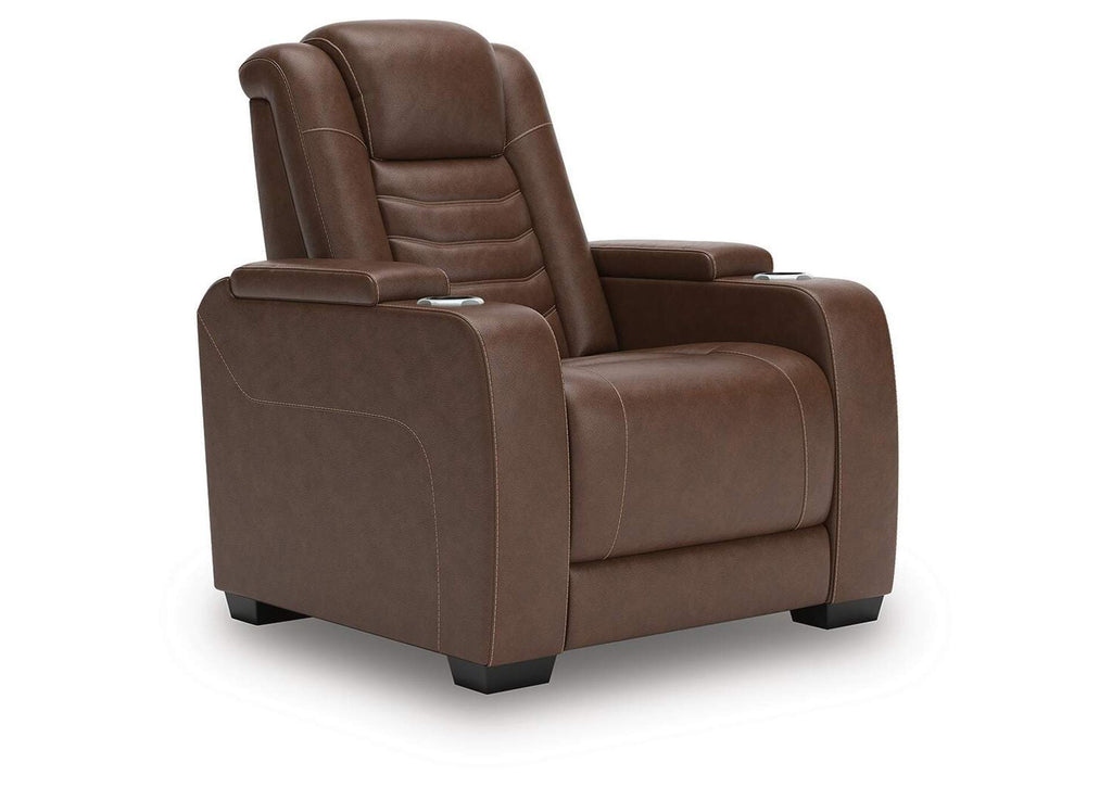 High Impact Power Recliner angled view