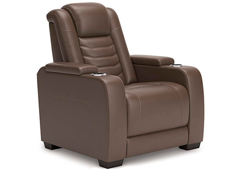 High Impact Power Recliner angled view