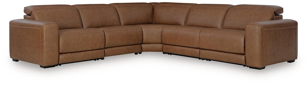 Magic Man sectional, 5-Piece Power Reclining Sectional · 122 × 122 × 34 in, view 1
