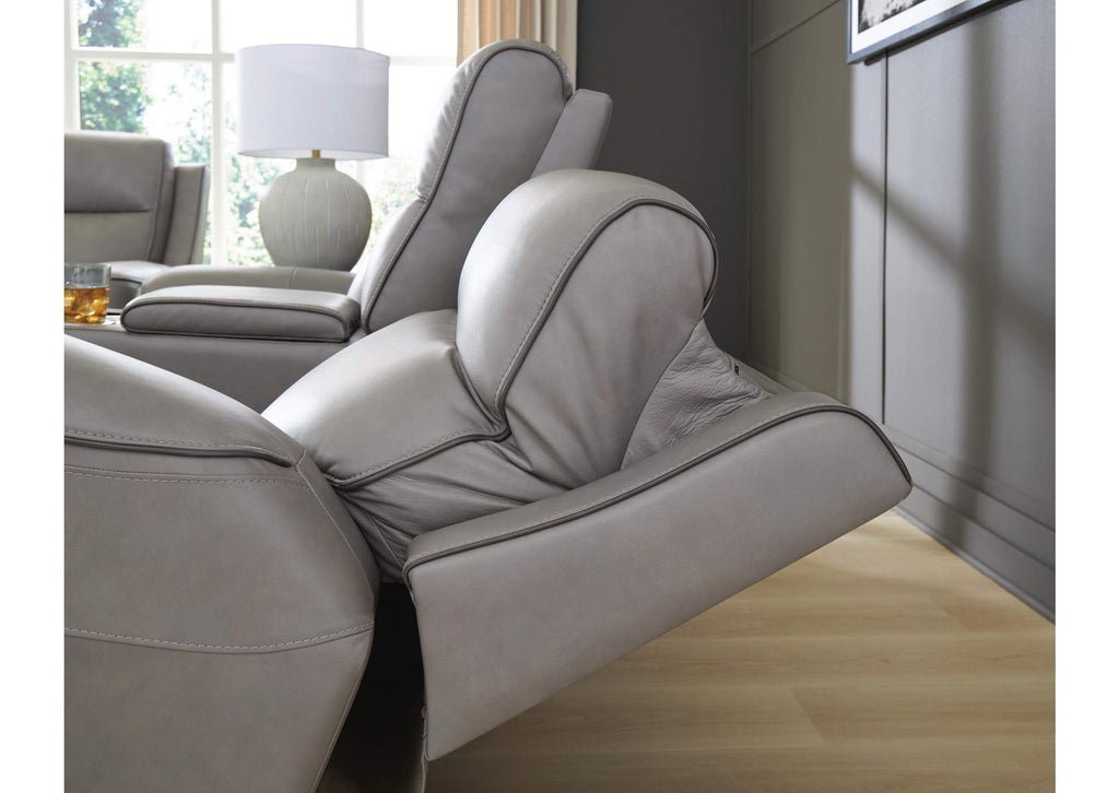 5Z-Comfort Power Reclining Loveseat with Console