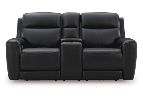 5Z-Comfort Power Reclining Loveseat with Console