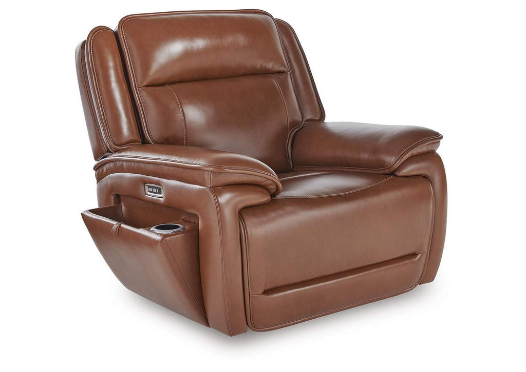 Healy Pier Power Recliner angled view