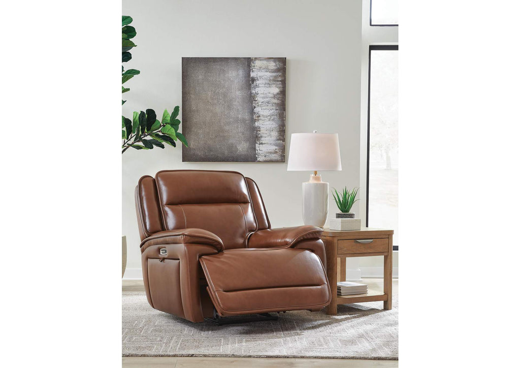 Healy Pier Power Recliner angled view