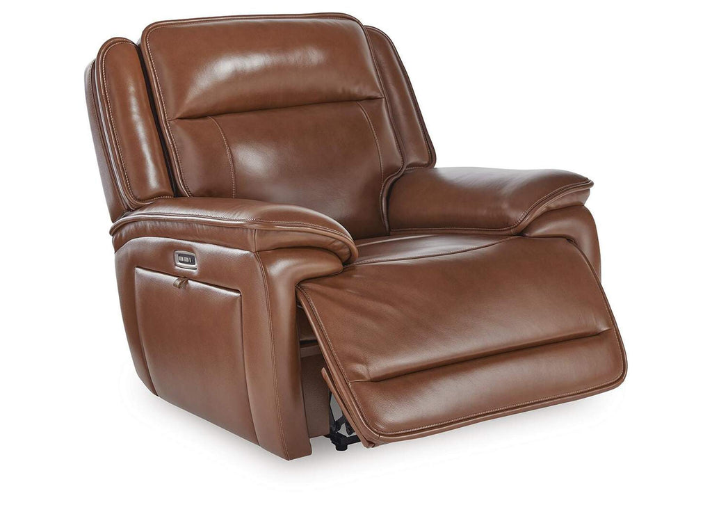 Healy Pier Power Recliner angled view