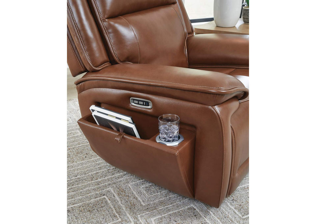 Healy Pier Power Recliner side view