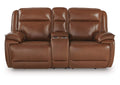 Healy Pier Power Reclining Loveseat with Console