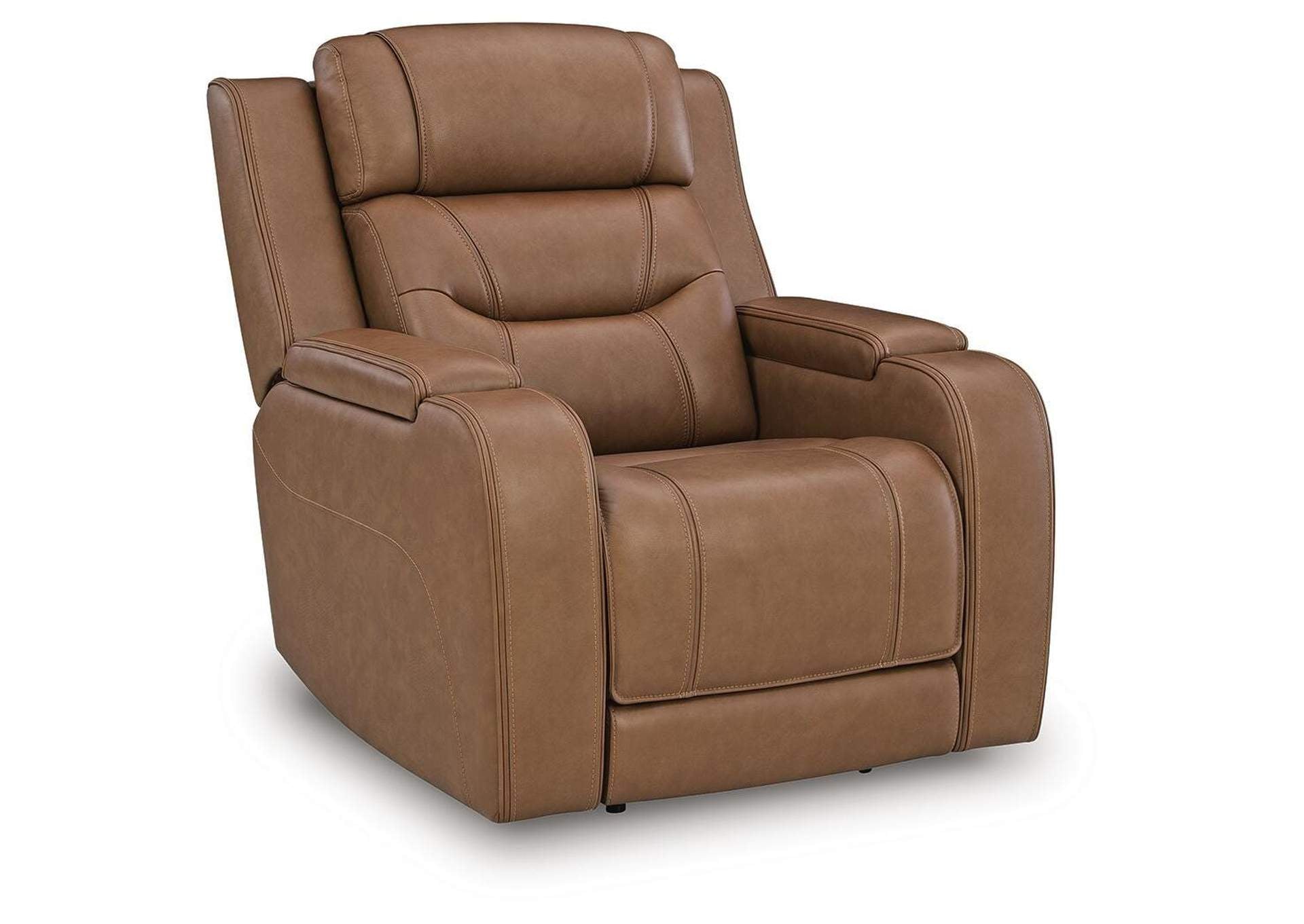 Knightington Power Recliner with Audio Seating angled view