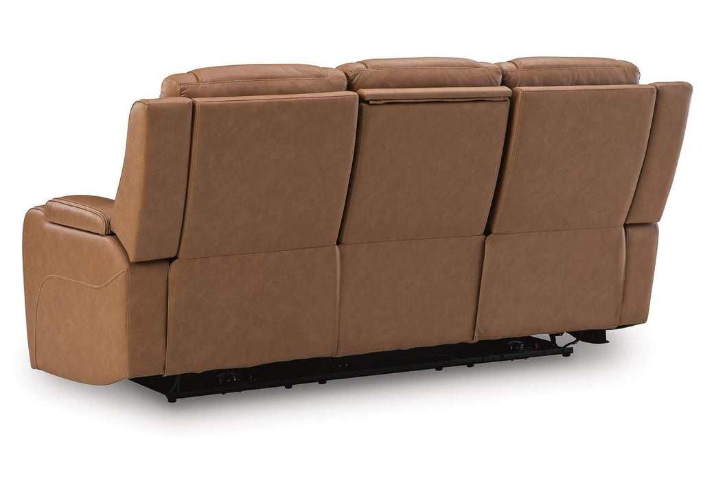 Knightington Power Reclining Sofa with Audio Seating