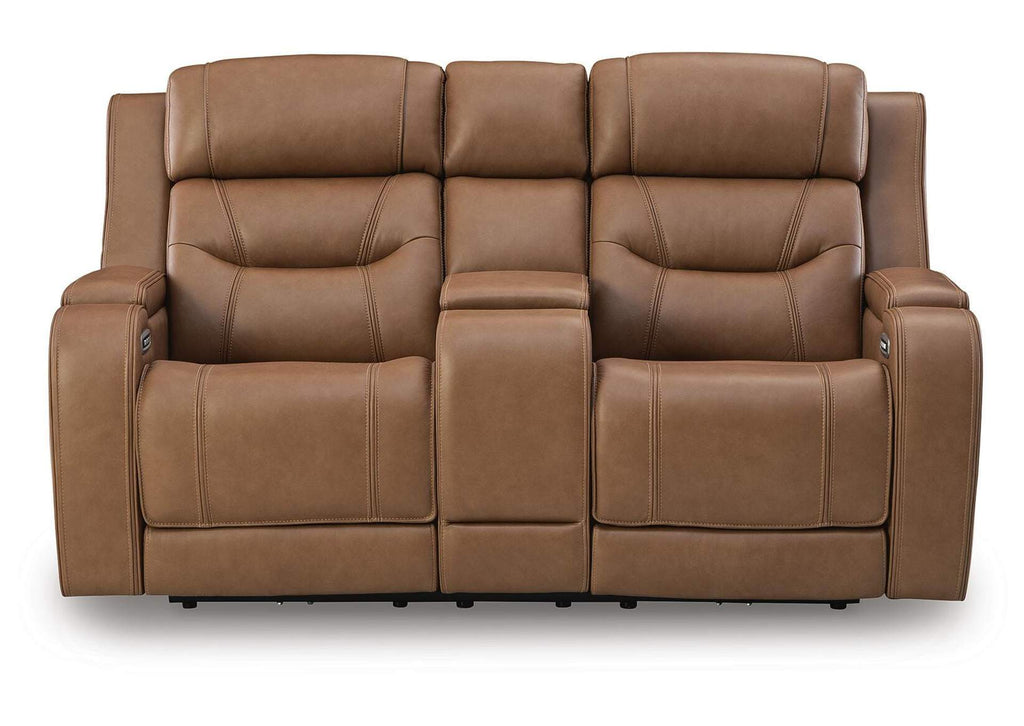 Knightington Power Reclining Loveseat with Audio Seating