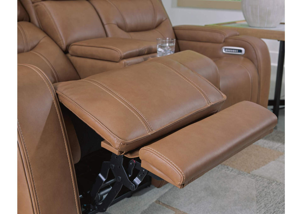 Knightington Power Reclining Loveseat with Audio Seating