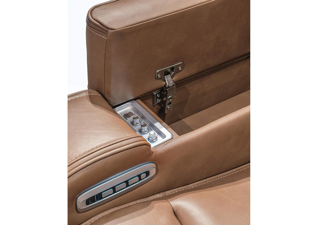 Knightington Power Recliner with Audio Seating detail