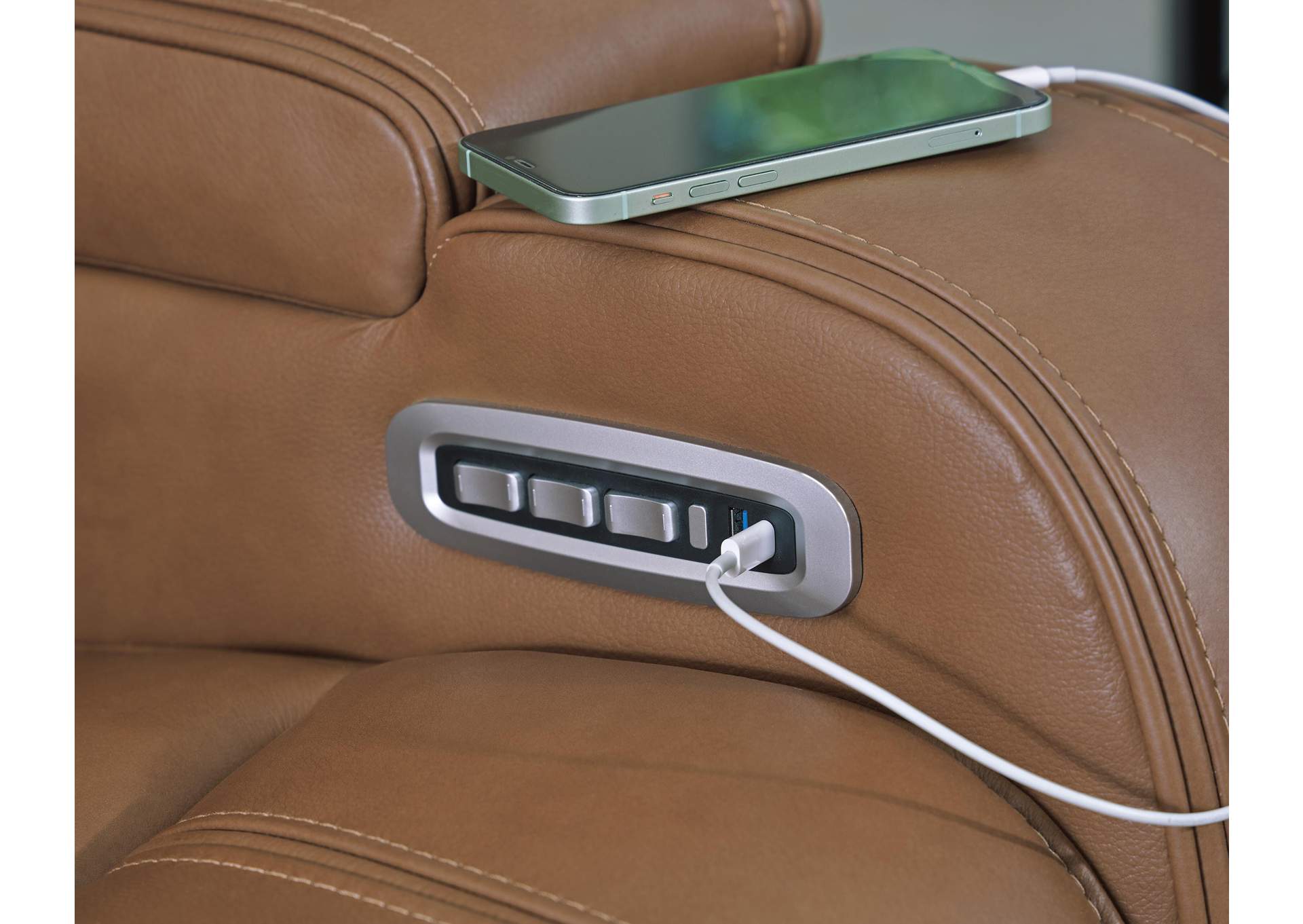 Knightington Power Recliner with Audio Seating