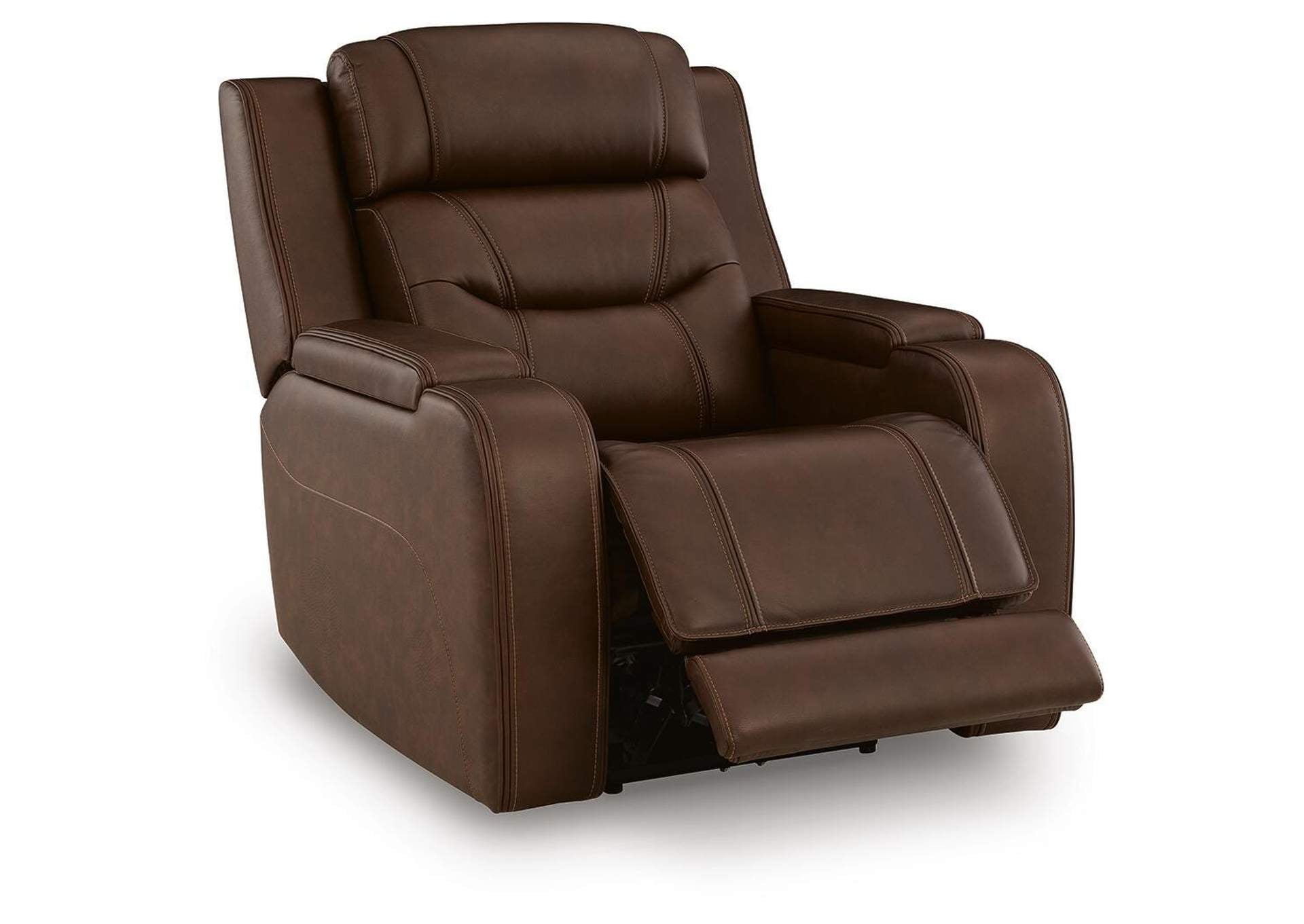 Knightington Power Recliner with Audio Seating angled view