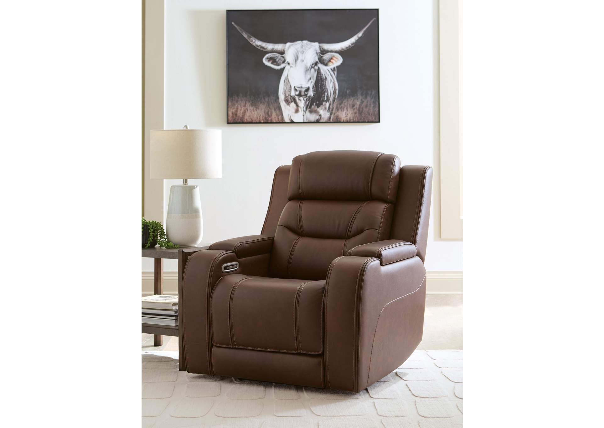 Knightington Power Recliner with Audio Seating