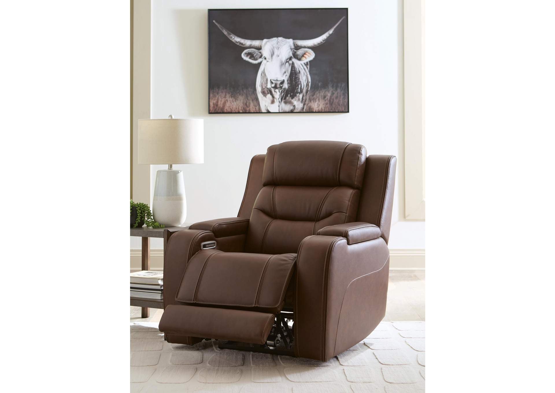 Knightington Power Recliner with Audio Seating