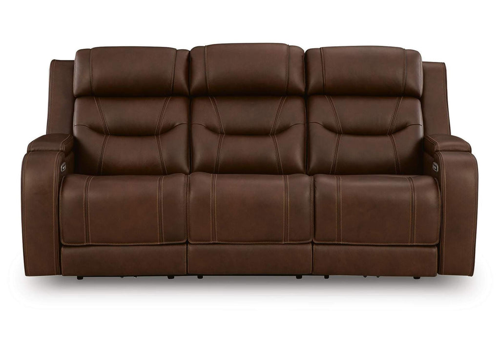 Knightington Power Reclining Sofa with Audio Seating