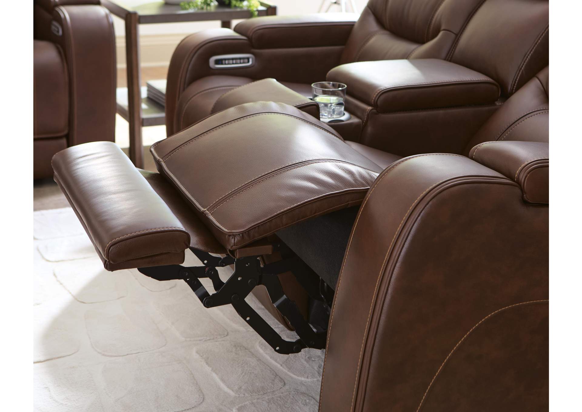 Knightington Power Reclining Loveseat with Audio Seating